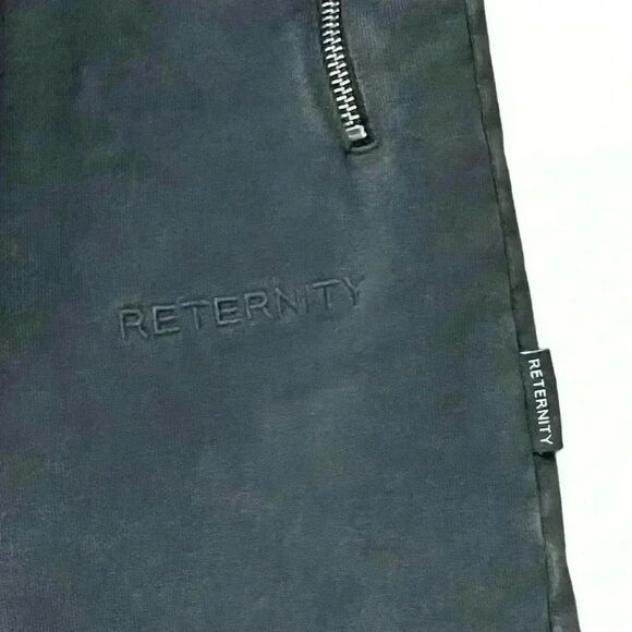 RETERNITY Essential Sweatpant S Vintage Grey Streetwear Pull-On Pockets Fade NWT - Picture 6 of 12
